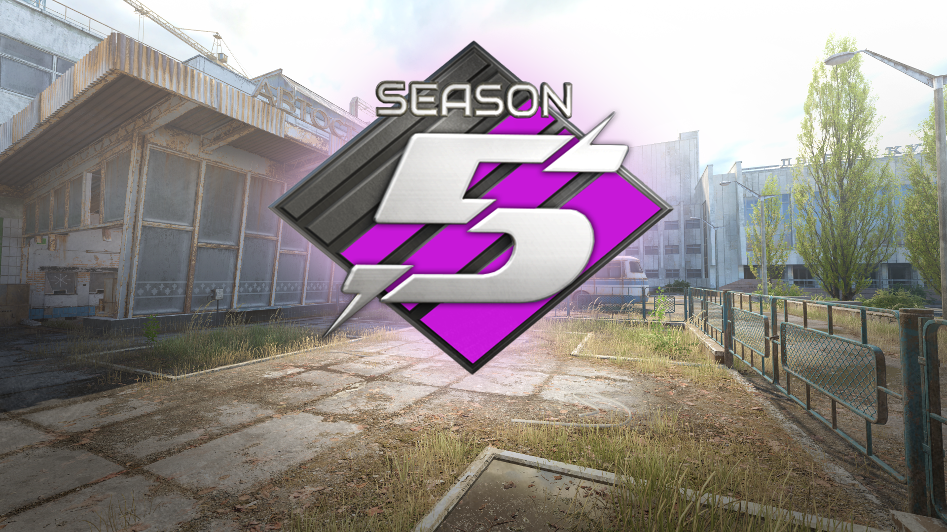 Valve artwork for CS2 Season 5 with Cache in the background